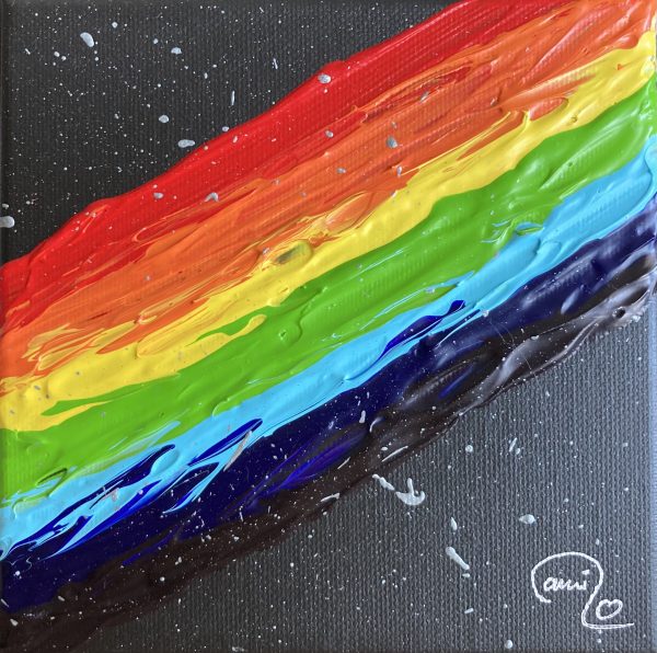 Rainbow on the dark