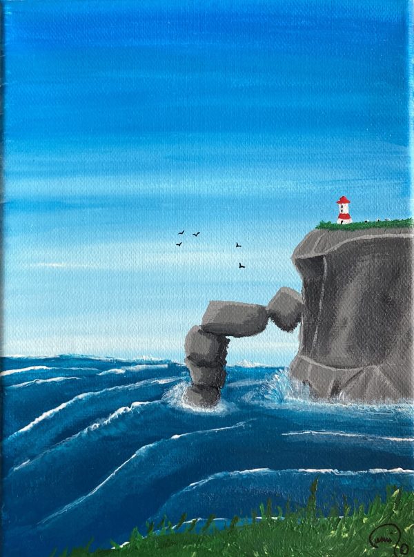 Phare sur falaise