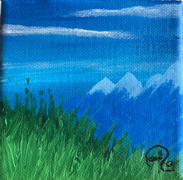 Au loin les montagnes